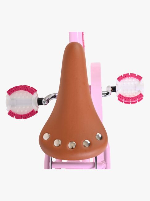 Volare Excellent Cykel med Korg 12 Tum, Rosa