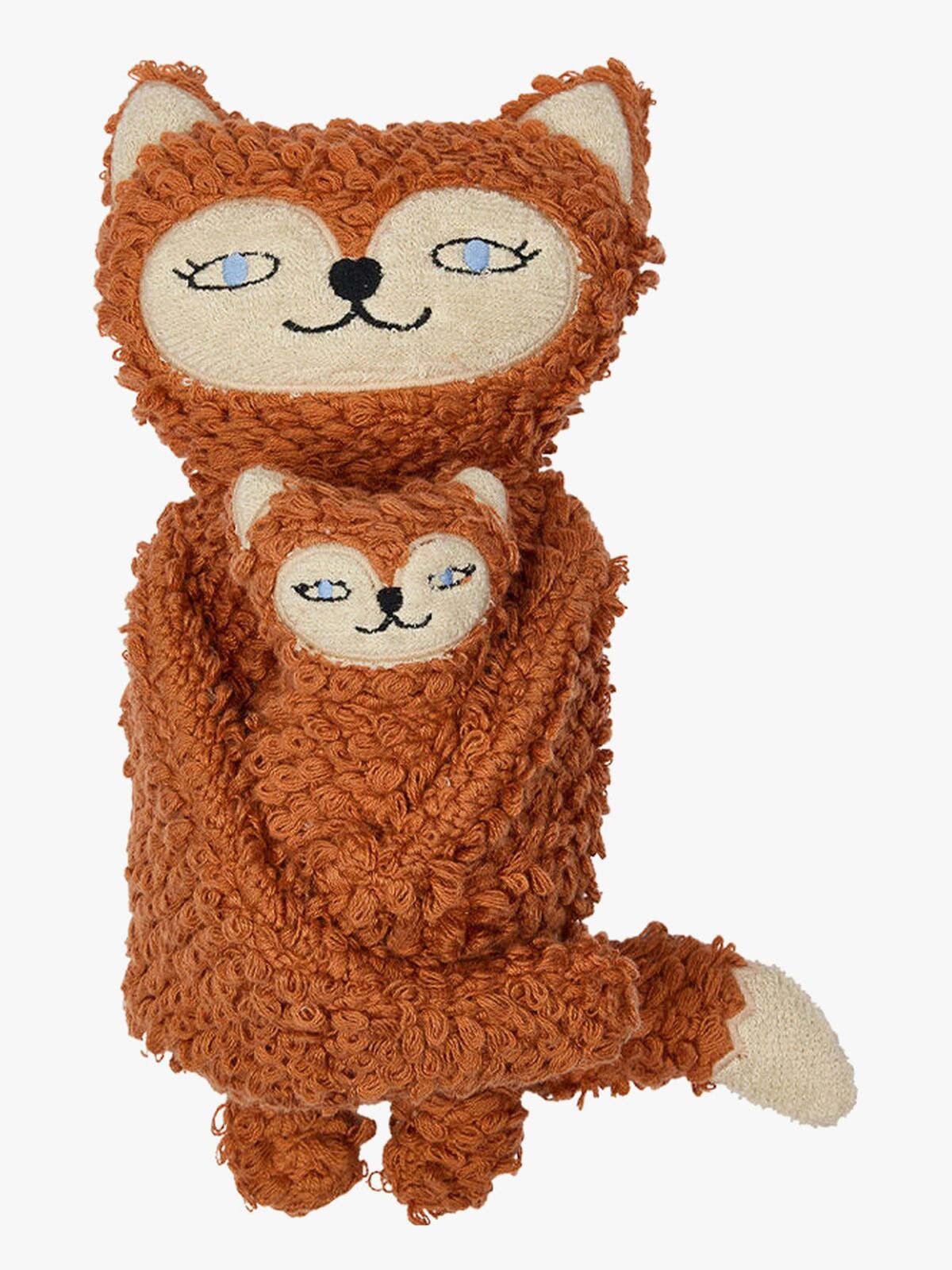 OYOY Frida & Baby Felix Räv Gosedjur, Caramel