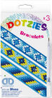 Diamond Dotz Armband Dotzies Blå, 3-Pack 
