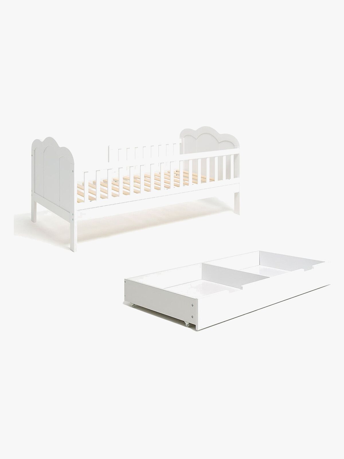 JLY DREAM  Juniorsäng ESTER Inkl. Sängförvaring, Vit