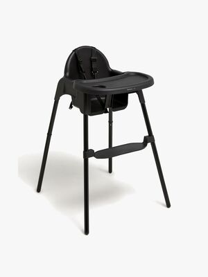 Beemoo CARE Eat Hochstuhl, Pepper Black