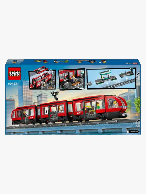 LEGO City 60423 Spårvagn och station