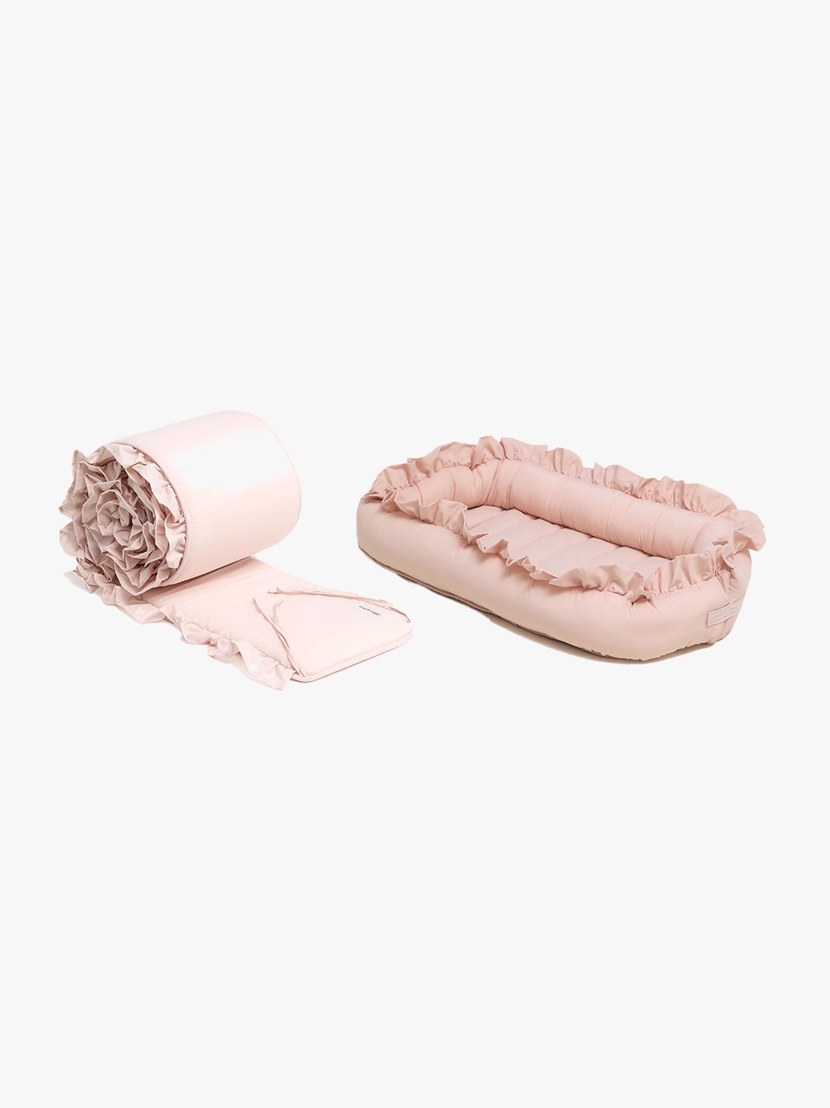 Alice &  Fox FREYA Spjälskydd inkl. Babynest, Rosa
