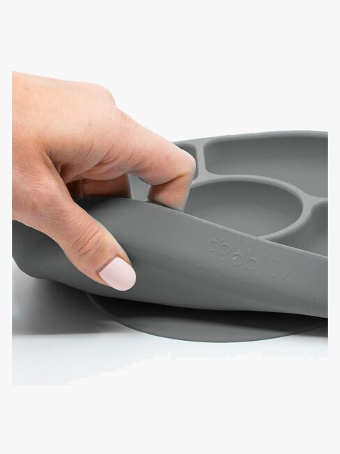 bblüv Anti-spill Tallrik & Sked, Grå