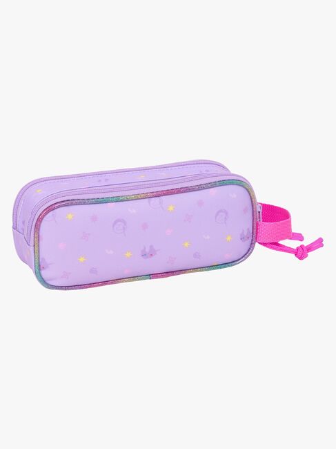 Unicorn Academy Dubbelpennfodral, Lila