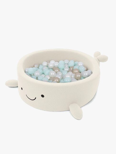 MeowBaby Boucle Whale Bollhav, Cheesecake Cream Beige