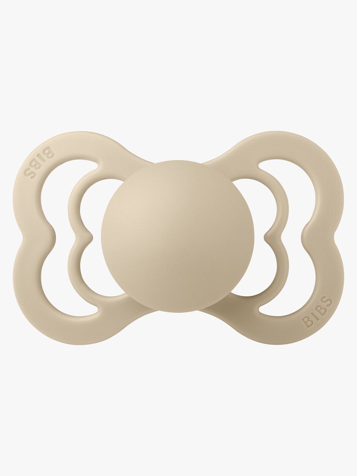 BIBS Supreme Napp Silikon Stl 2, Vanilla