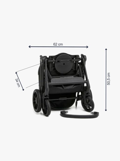 Beemoo Pro Twist Sittvagn, Coffee Black