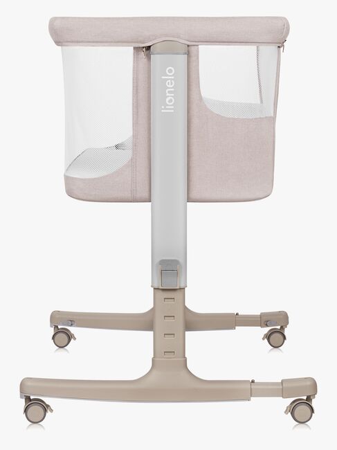 Lionelo Aurora Bedside Crib 3-in-1, Beige Cappuccino