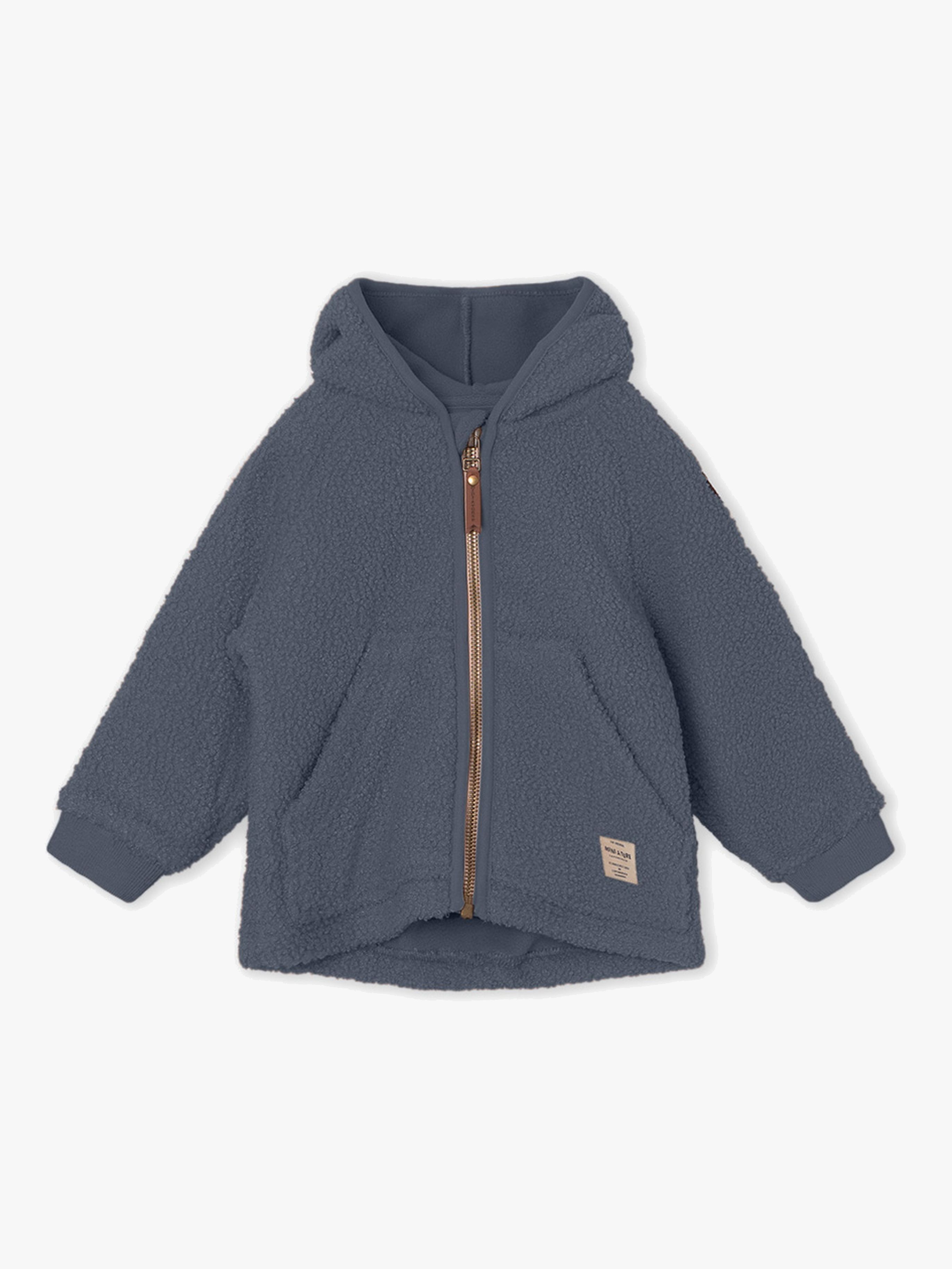 MINI A TURE Liff Teddyfleece Jacka Ombre Blue 98