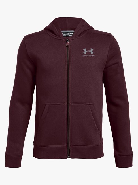 Under Armour Fleece FZ Huvtröja, Red