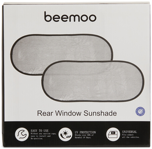Beemoo Rear window Solskydd, Svart