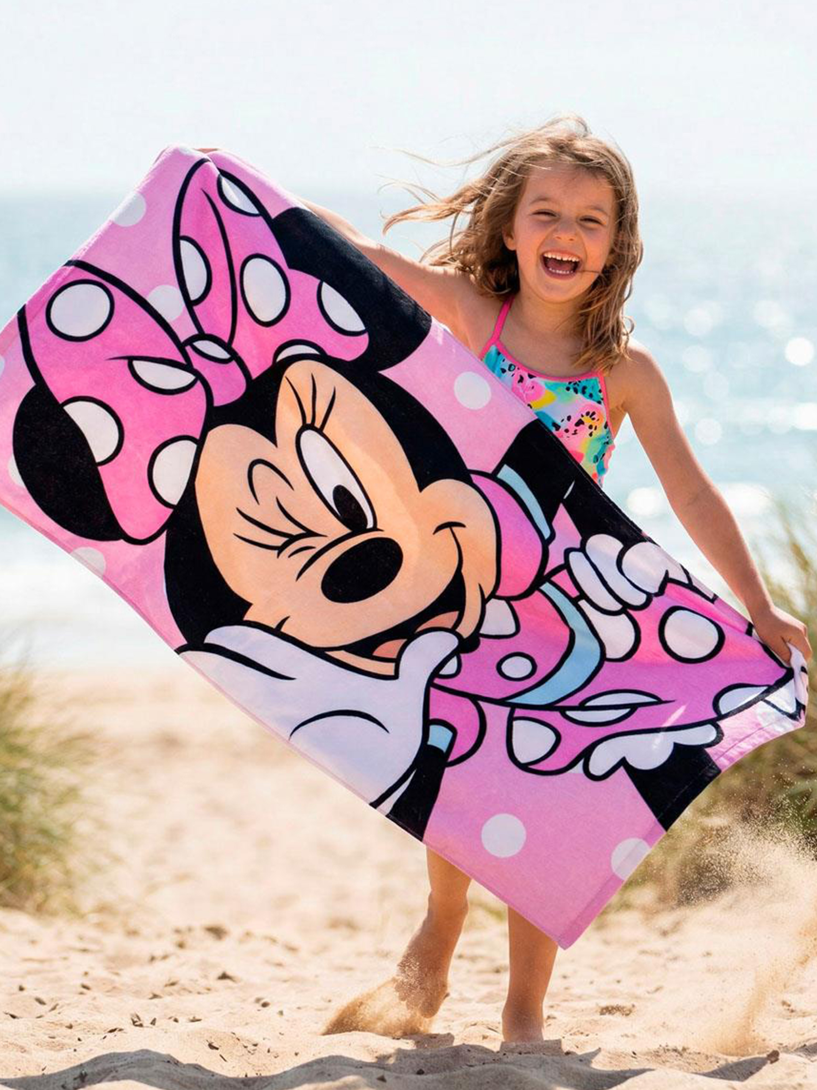 Disney Mimmi Pigg Handduk 100% Bomull, Rosa