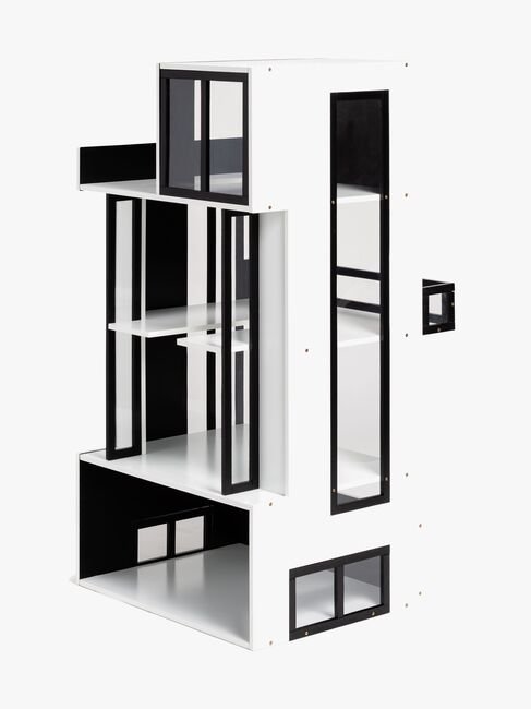 Cloudberry Castle Dockhus, Svart/Vit