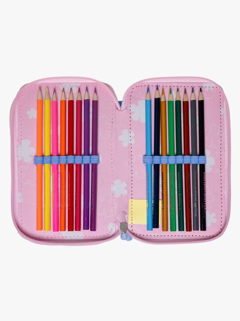 Disney Lilo and Stitch Dubbelpennfodral, Ljusblå