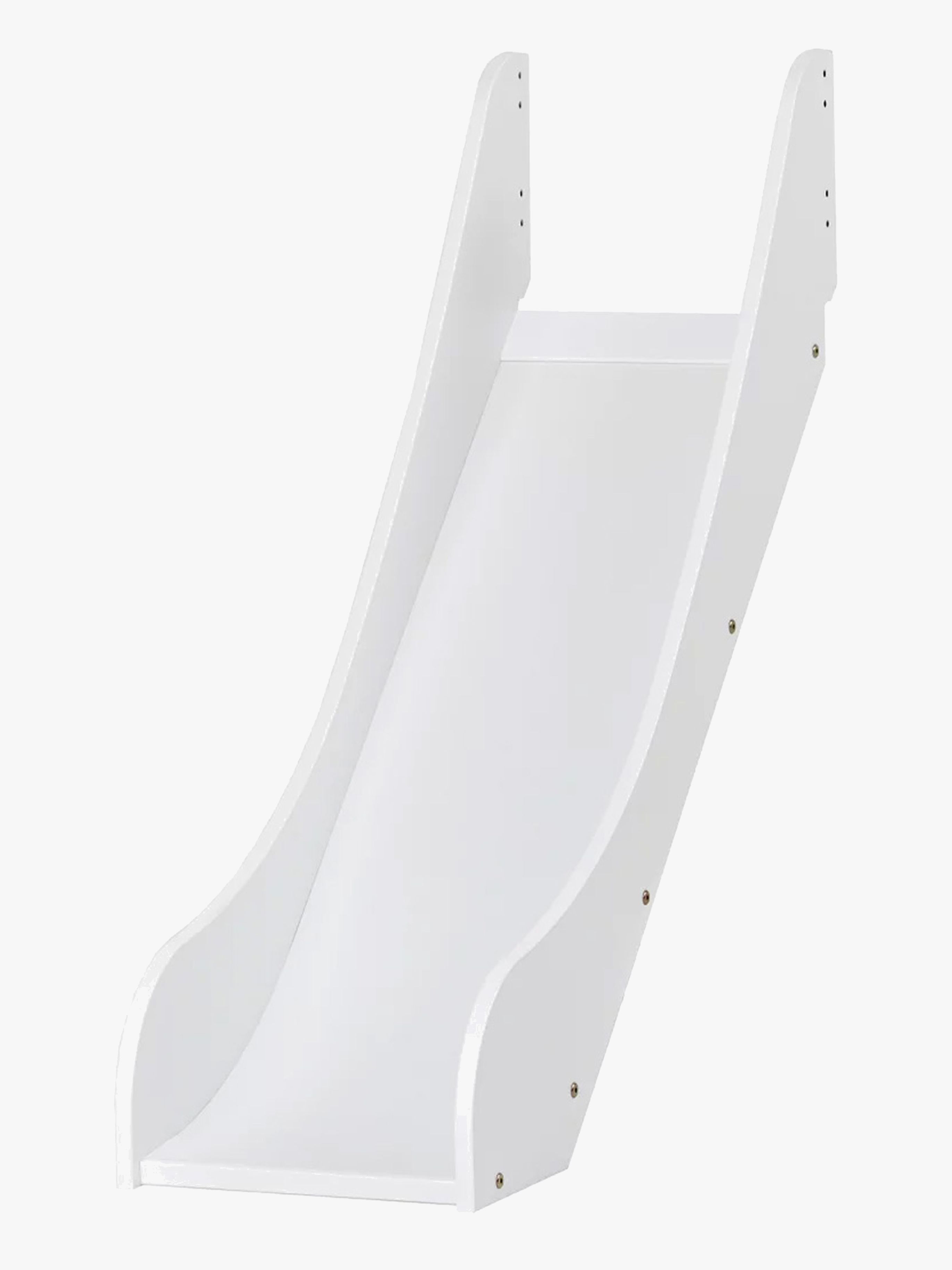 Hoppekids Slide To BASIC Half-height bed, White, Barnsäng, Juniorsäng