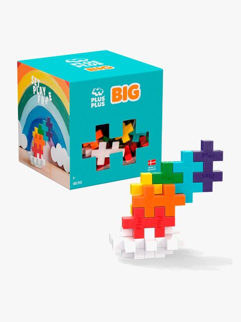 Plus-Plus BIG Byggset Rainbow Mix 100 st