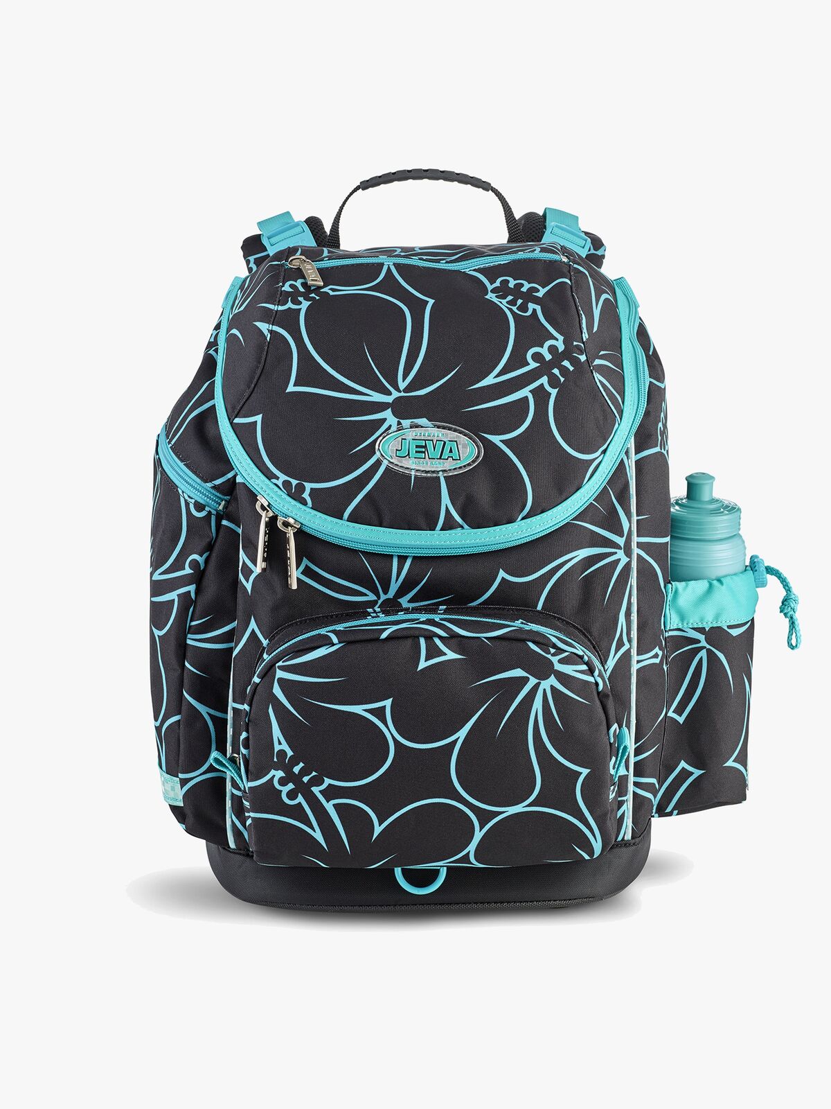 Jeva Hibiscus Ryggsäck 18L, Black/Turquoise