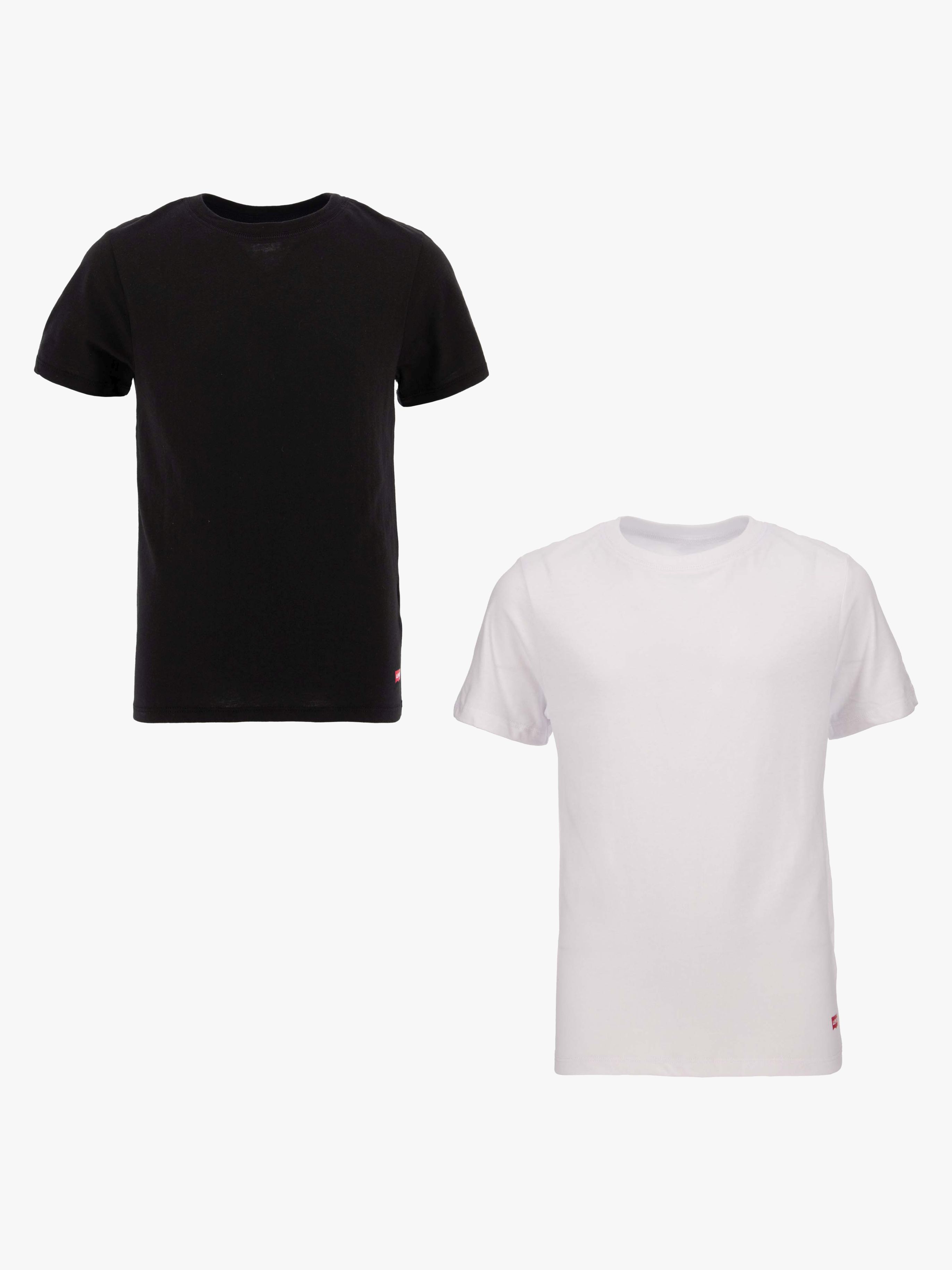 Levi's LHB T-shirt 2-Pack, Black/White, 10-12 år
