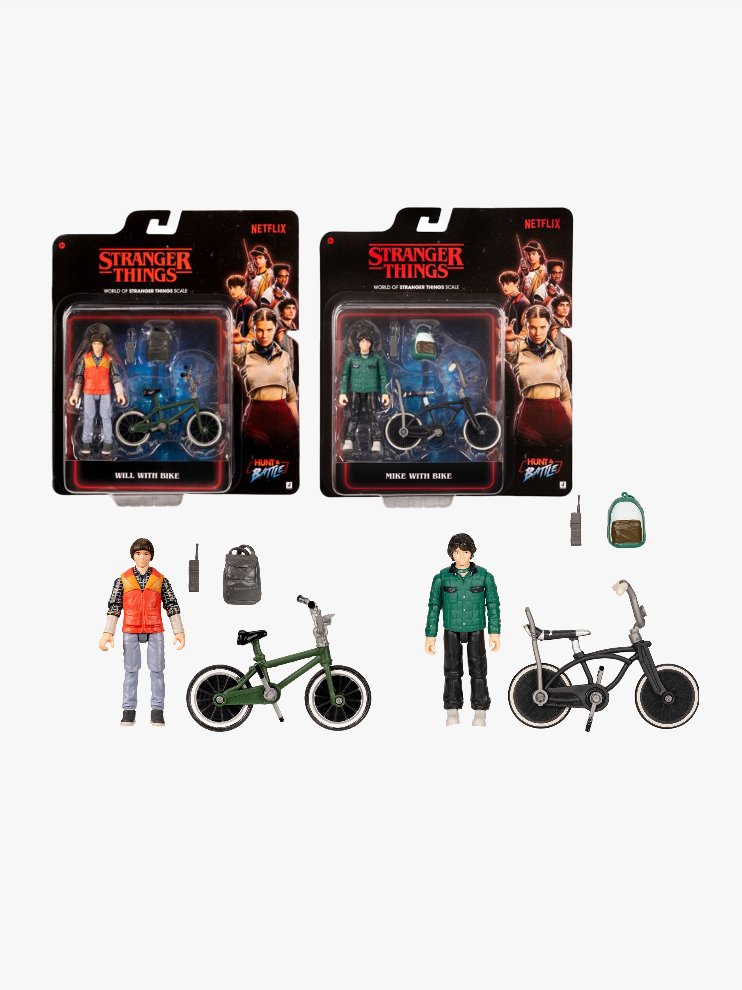 Stranger Things Samlarfigurer &  Cykel, Blandad