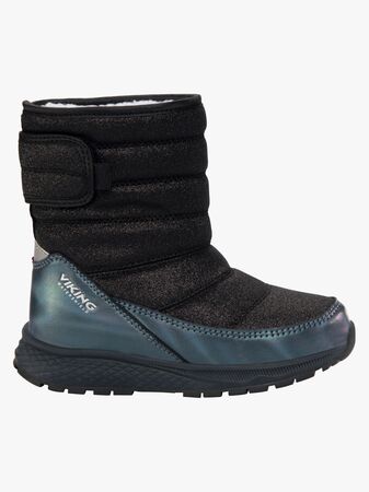 Viking Equip Glitter Pull-On WP Vinterkängor, Svart