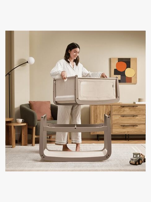 Snüz SnuzPod 5 Bedside Crib, Mocha
