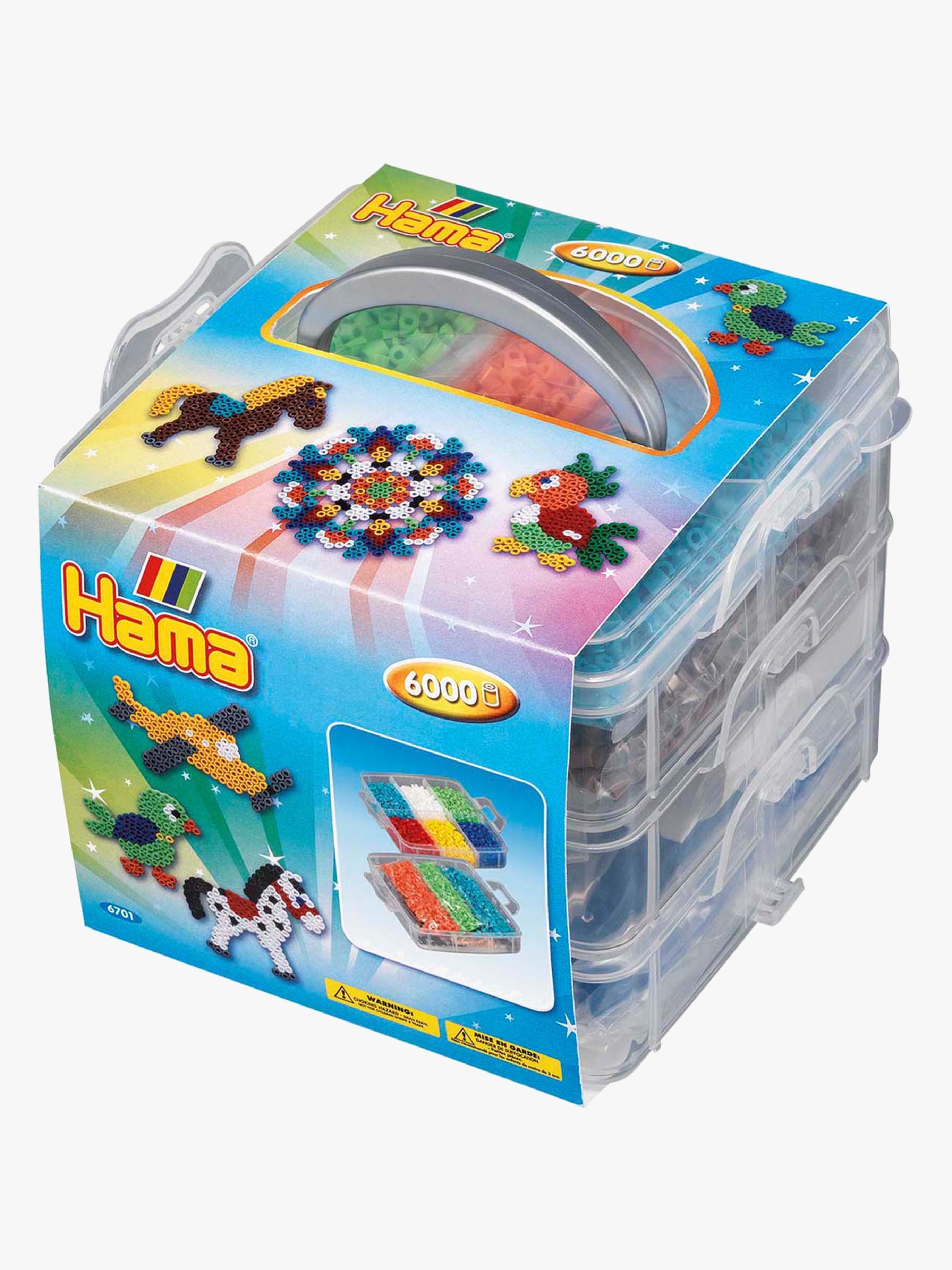 Hama Pärlor och Förvaringslåda 6000 st