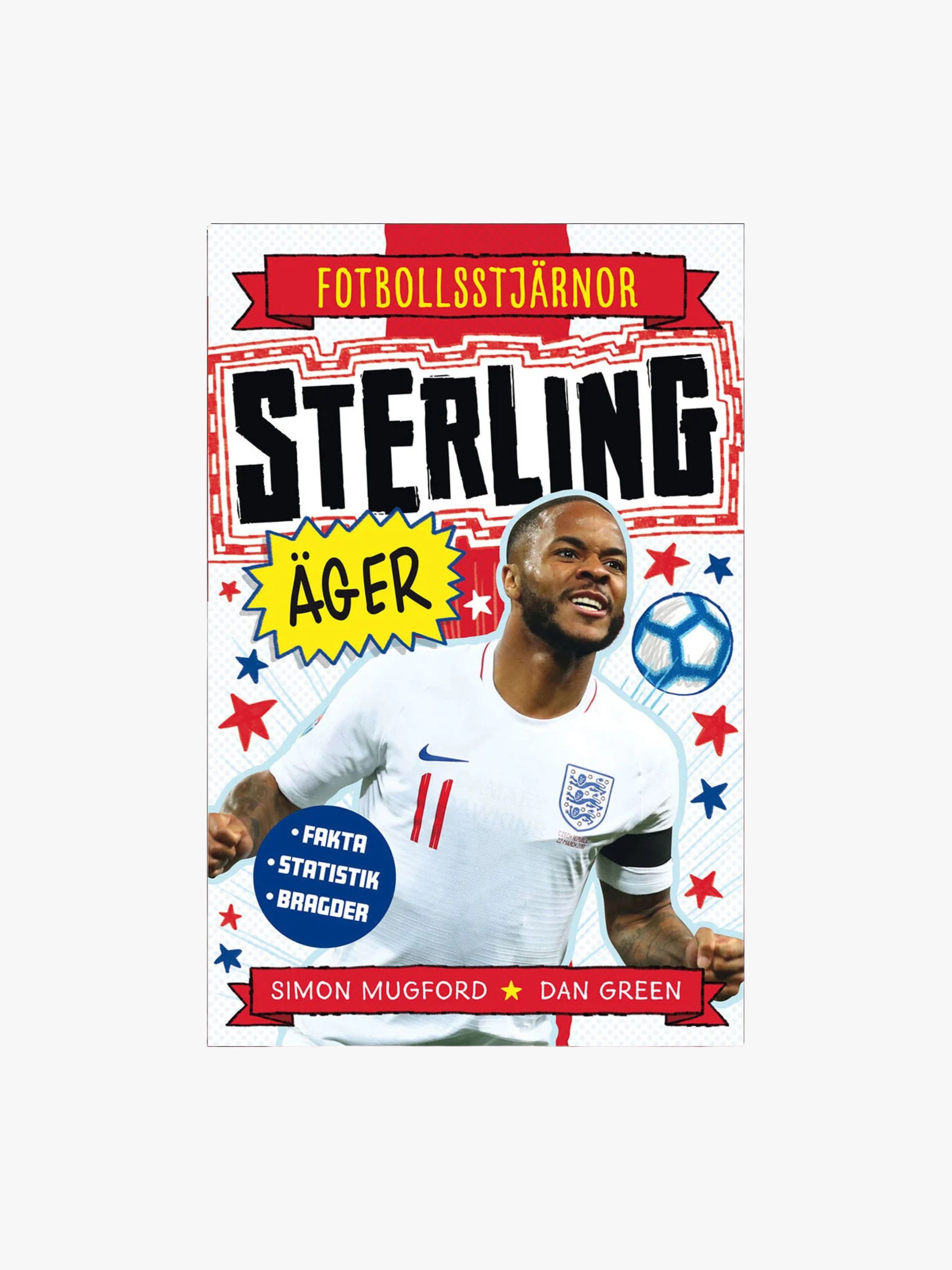 Fotbollsstjärnor Bok Sterling Äger