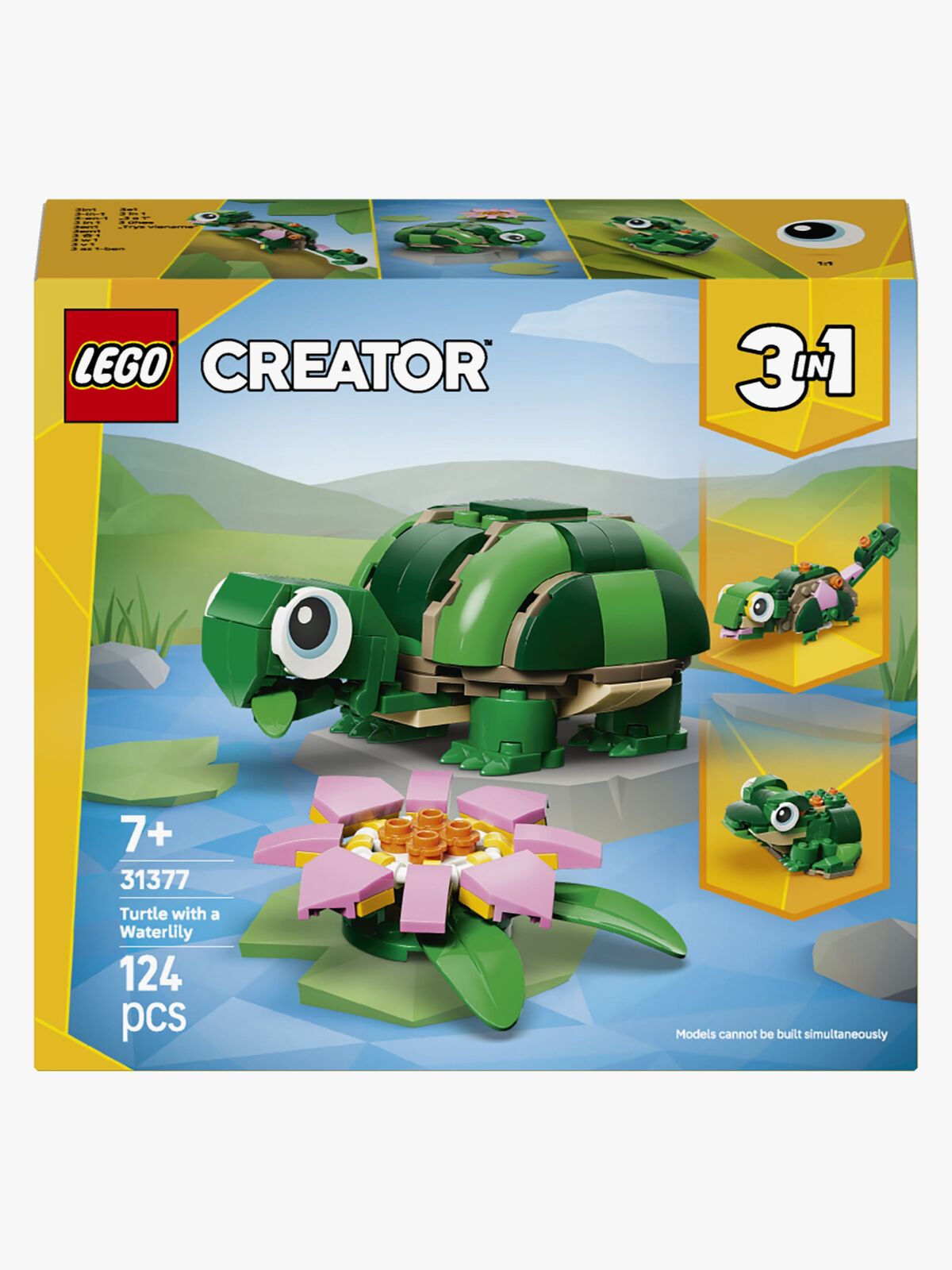 LEGO Creator 31377 Sköldpadda med näckros