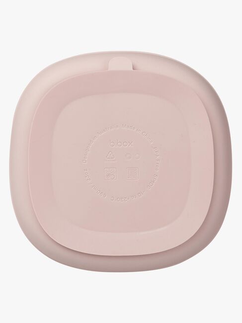 b.box Tallrik med Lock Silikon, Blush