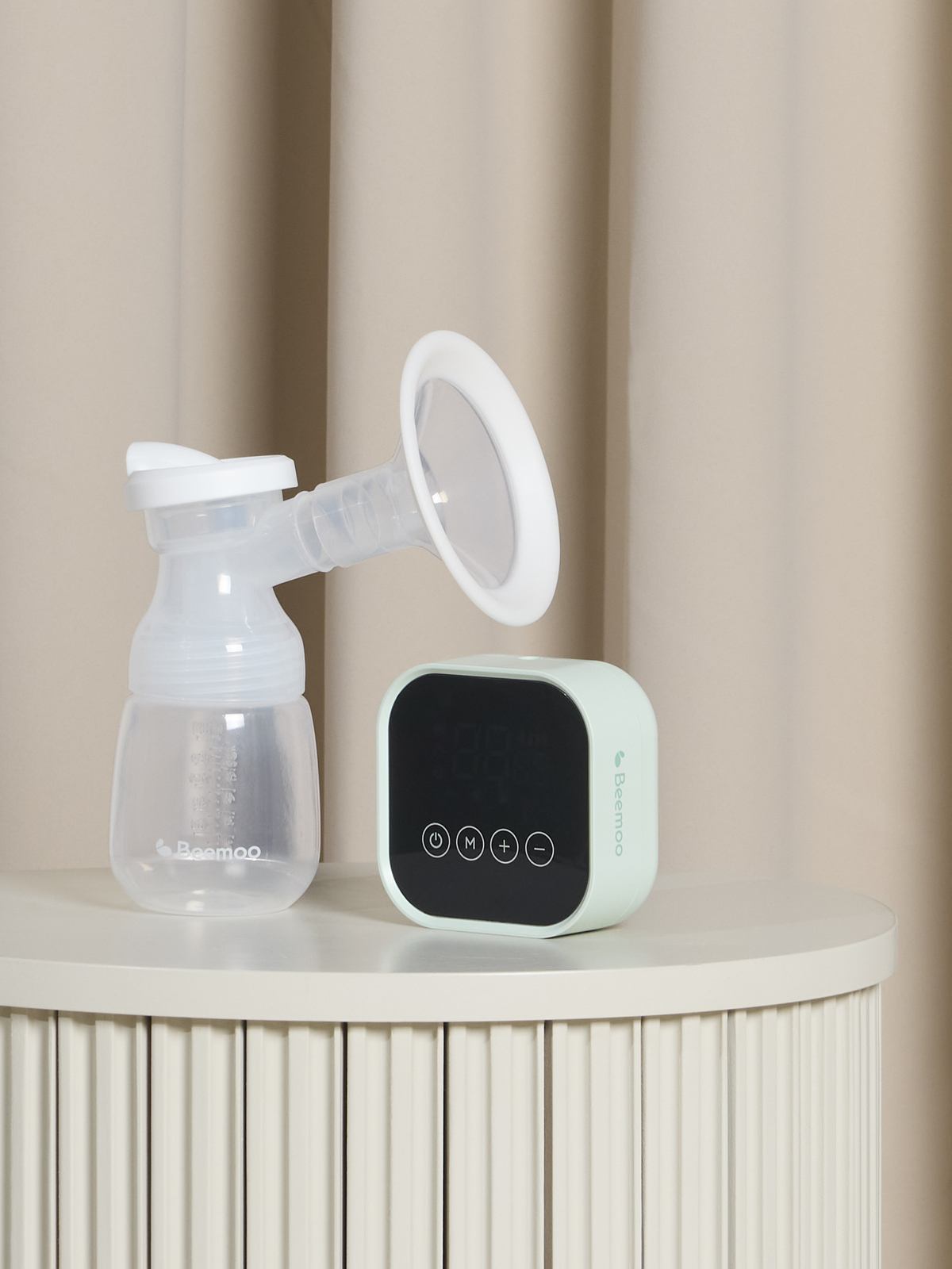 Beemoo CARE Pumply Elektrisk Bröstpump Singel, Soft Green