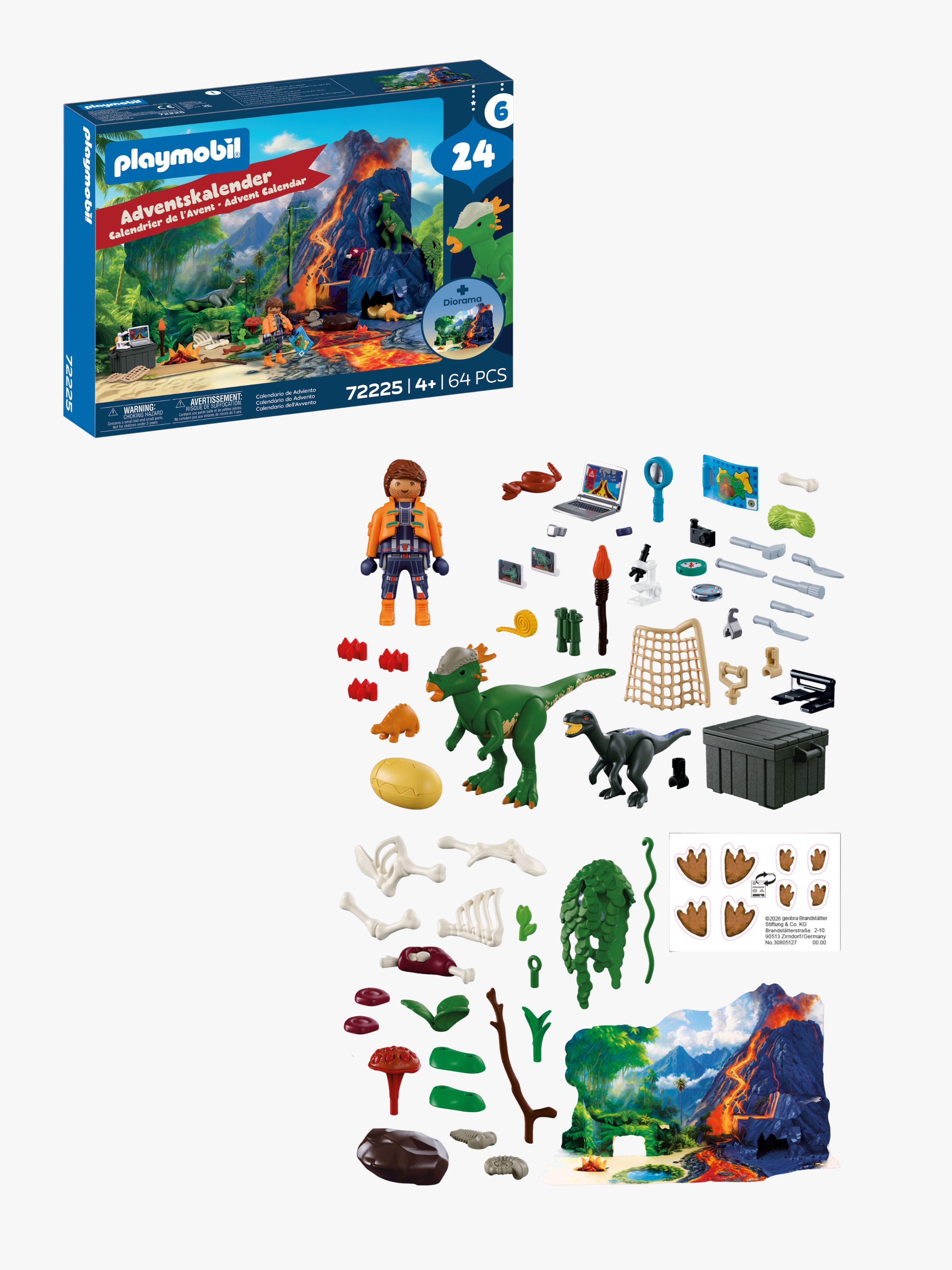 Playmobil Dinos 72225 Adventskalender Dinosaurieexpedition 2026