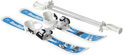 Hamax Snow Kids Barnskidor + Stavar, Blå