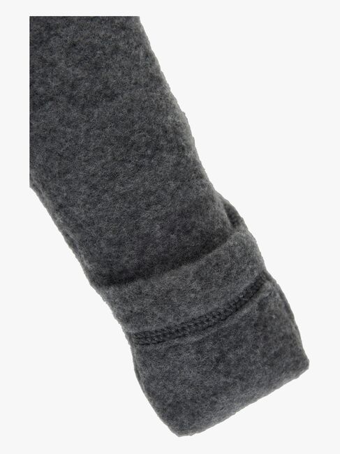 Mikk-Line Ullfleecejacka Baby, Anthracite Melange