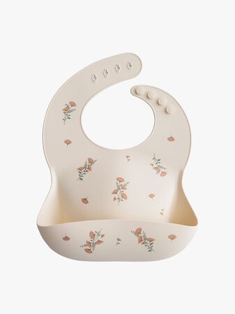 Mushie Haklapp Silikon, Pink Flowers