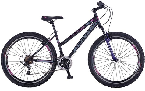Pinepeak Lion Mountainbike 26 tum, Black/Purple
