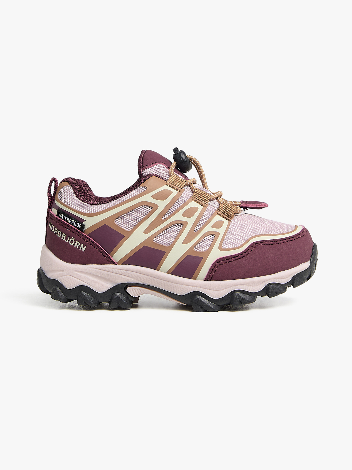 Nordbjörn Mountains Hike  Vattentäta Sneakers, Burgundy