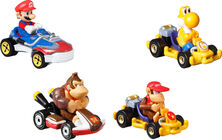 Hot Wheels Mario Kart Die-cast Bilar 4-pack