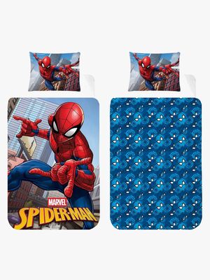 BrandMac Sengetøj Spiderman 150 x 210, Blå