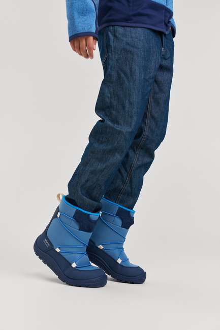 Reimatec Ensilumi Barefoot Jr Vinterkängor, Navy