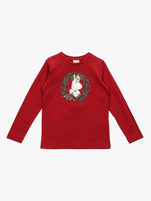 Moomin By Martinex Vinterkrans Tröja, Röd 72589820-Red-1616_1.jpg