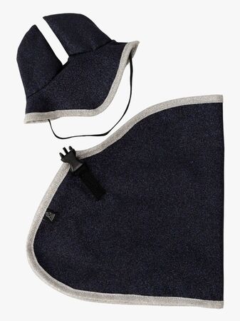 My Hobby Horse Täcke & Huva Glitter, Marinblå