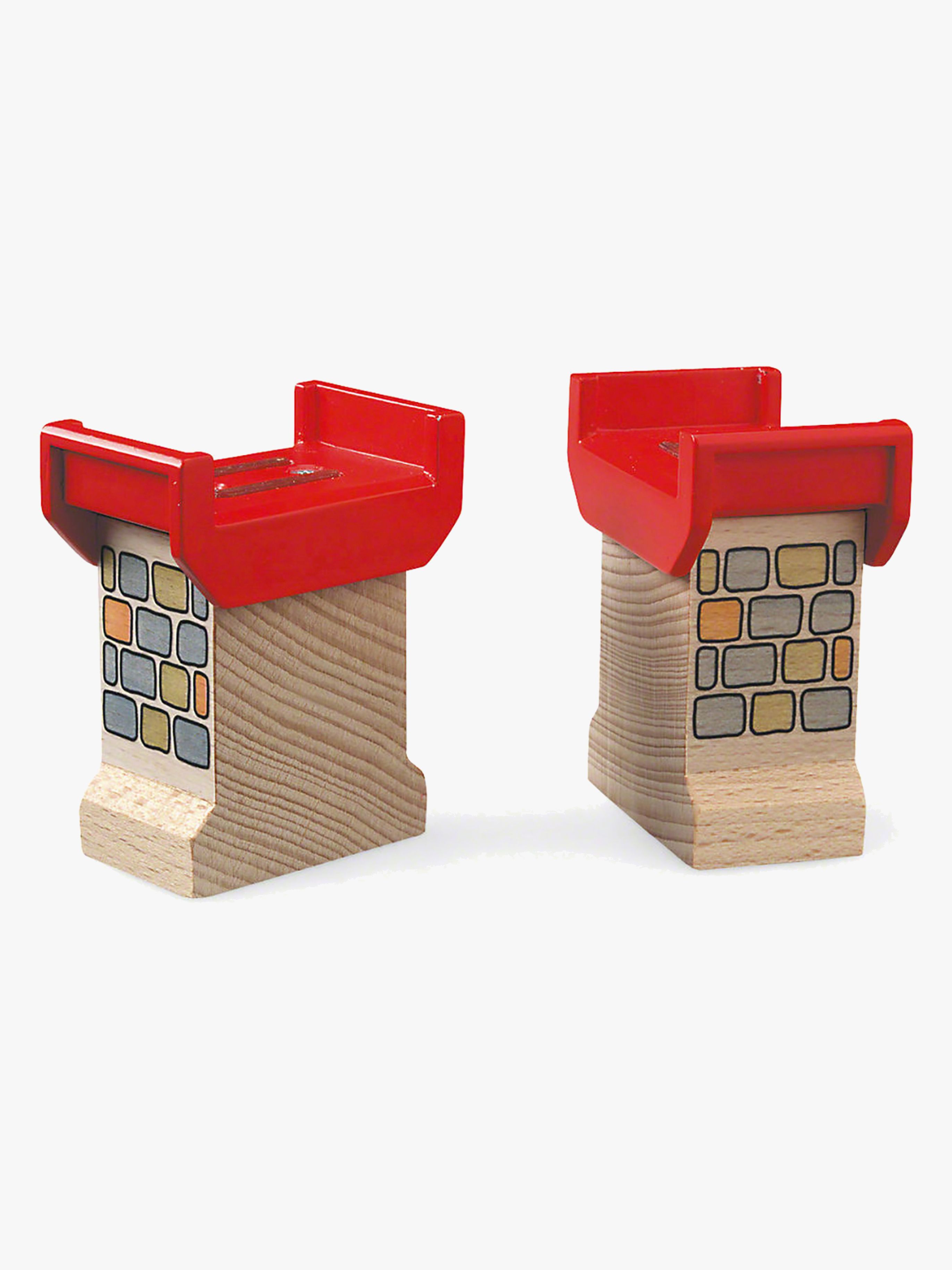 BRIO 33254 Stapelbara Bropelare Röda