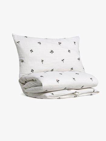 Alice & Fox ADORA Bäddset Spjälsäng 100x130, Vit