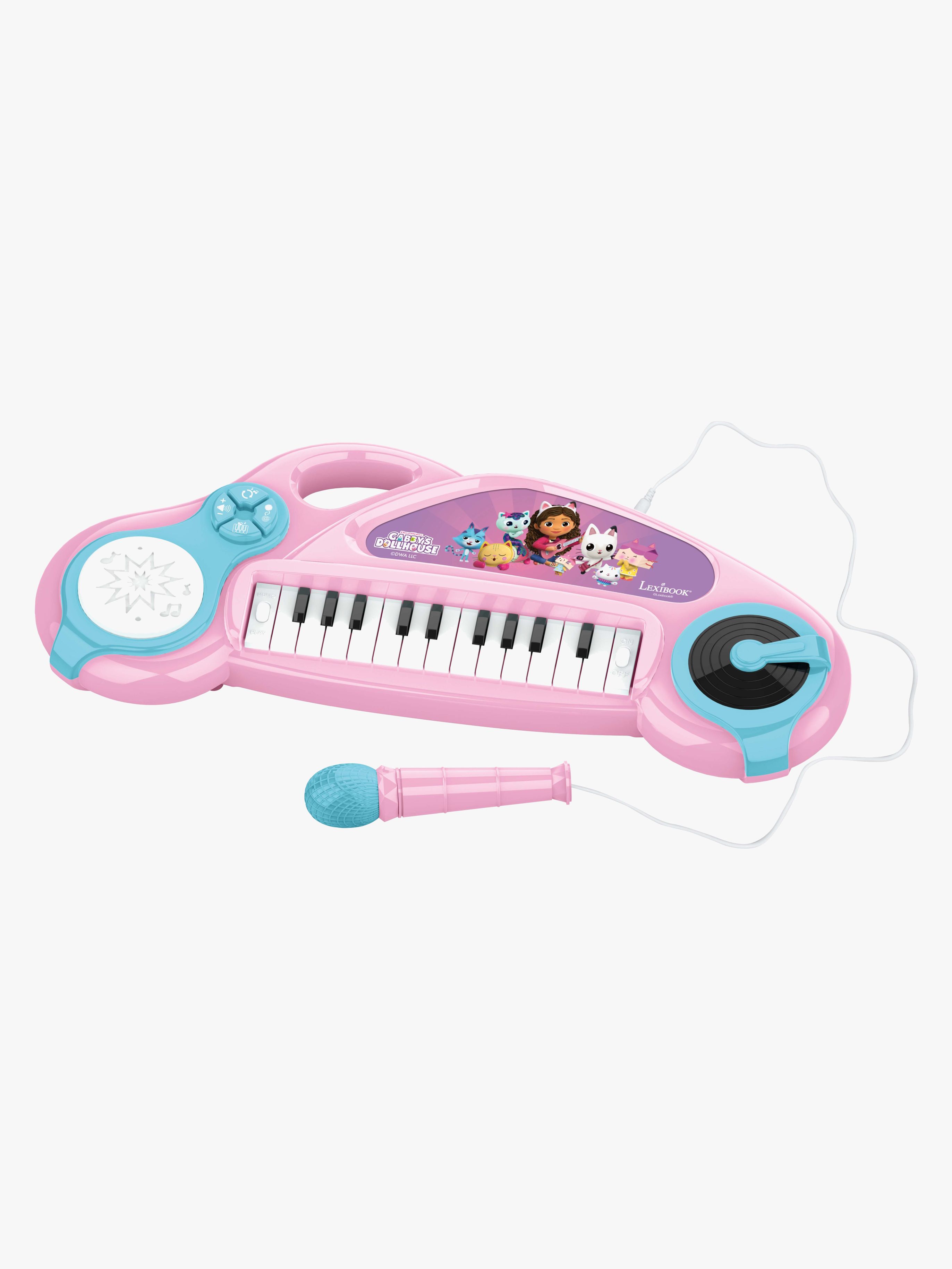 Lexibook Gabby's Dollhouse Keyboard med Mikrofon