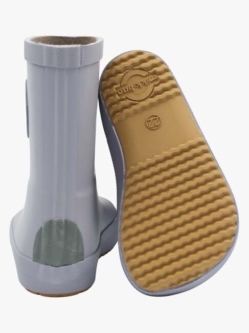Mikk-Line Barefoot Gummistövlar, Lavender Gray