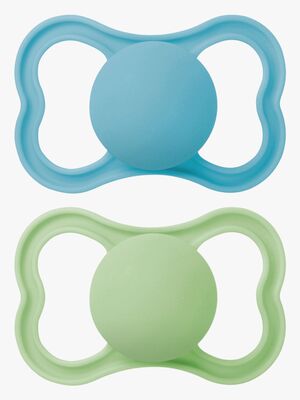 MAM Air Silikon Schnuller 6-16m, Blau