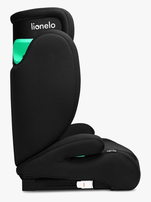 Lionelo HUGO i-Size Bältesstol, Black Carbon
