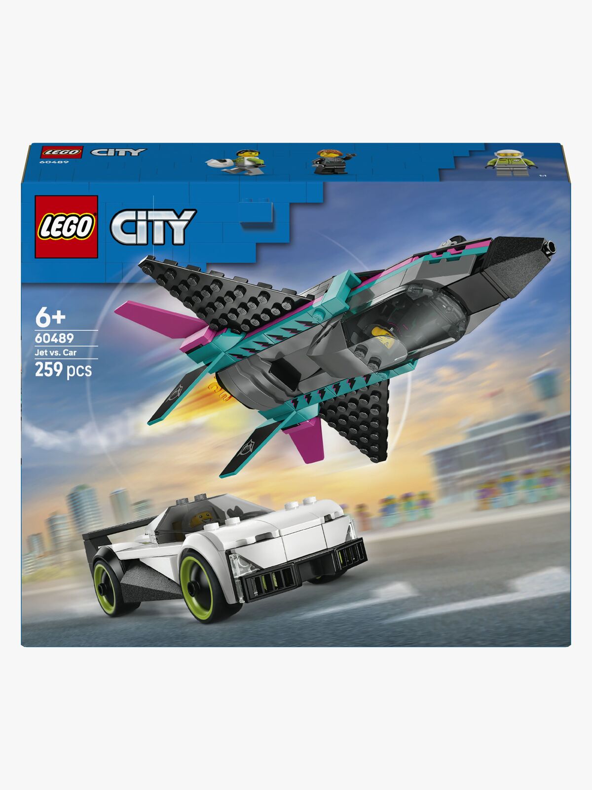 LEGO City 60489 Jetplan mot bil