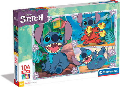 Clementoni Disney Stitch Maxi Pussel 104 Bitar